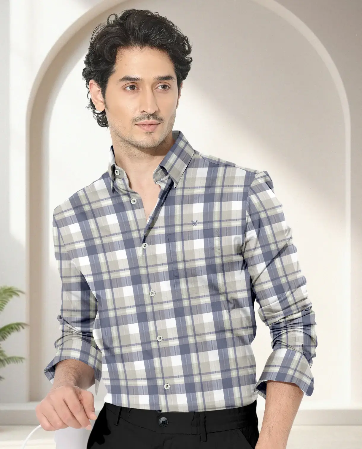 Zuiotic Four Checks Premium Shirt - Image 2