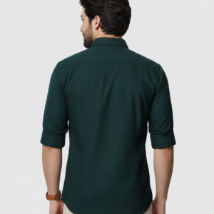 Zuiotic Green Modern Fit Shirt - Image 2