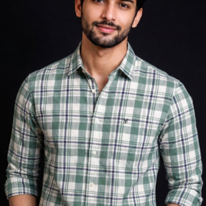 four checks shirt — design e